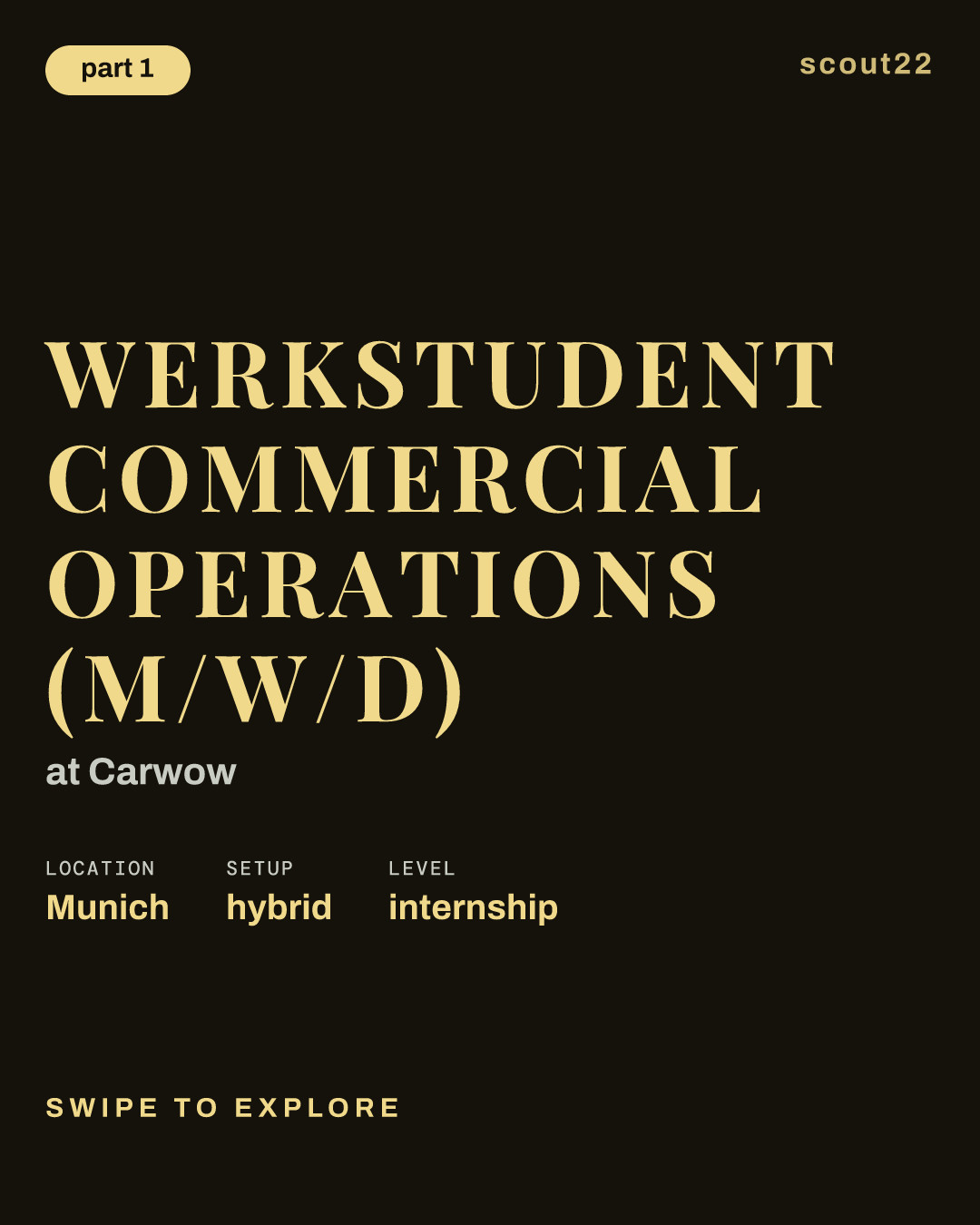 Werkstudent Commercial Operations (m/w/d) at Carwow