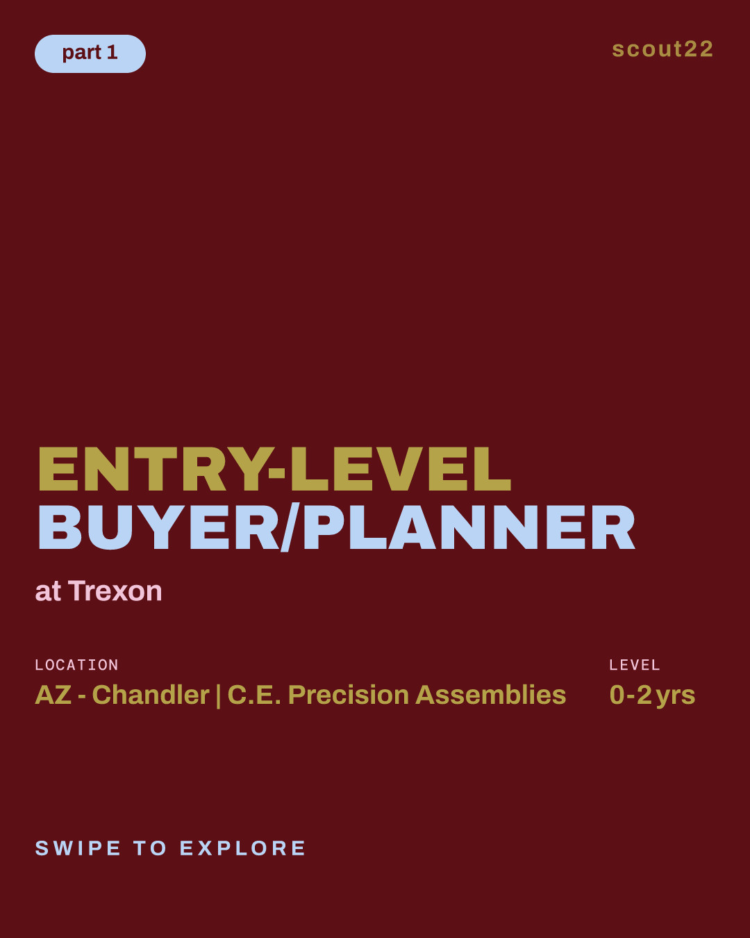 Entry-Level Buyer/Planner at Trexon