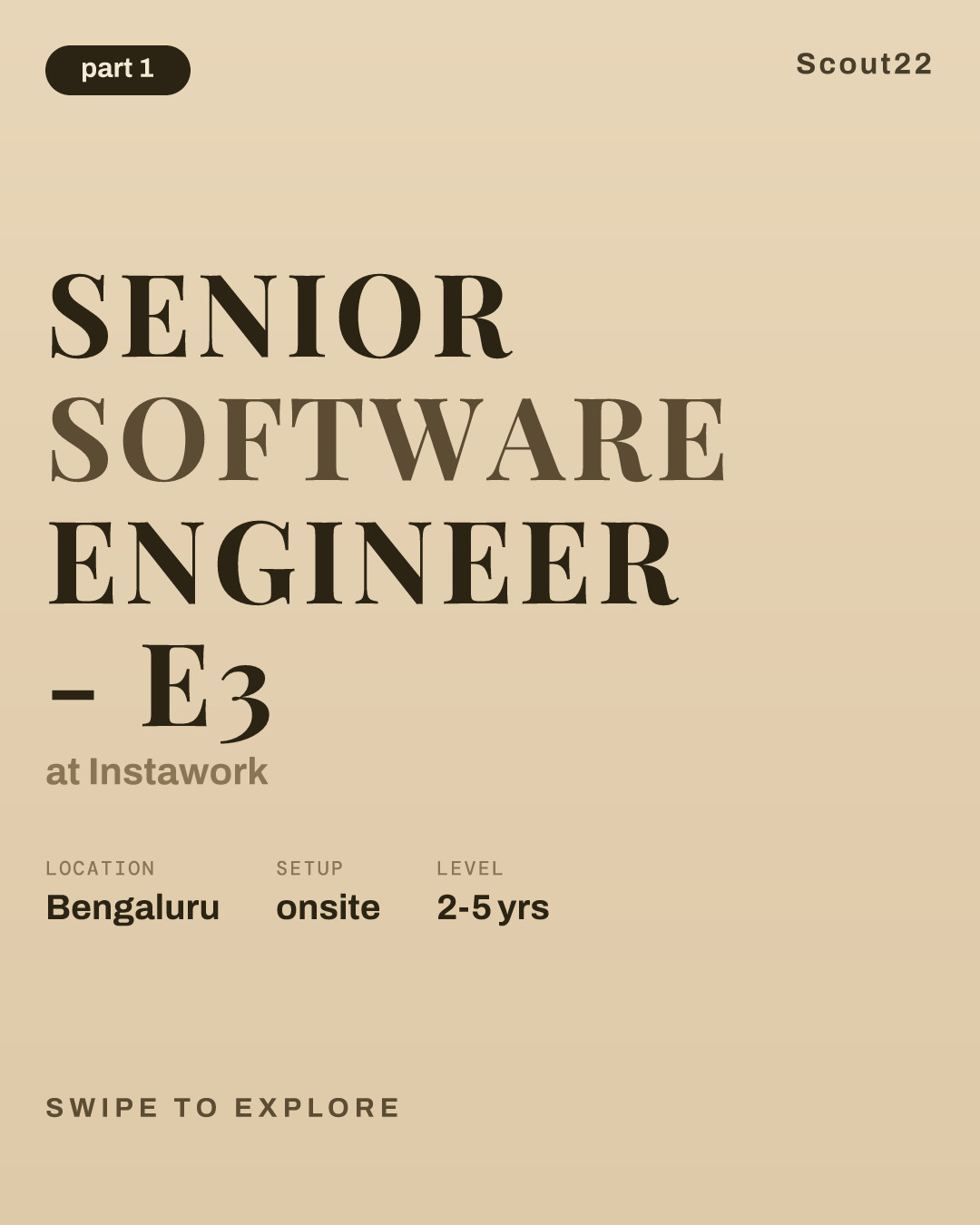 Senior Software Engineer - E3 at Instawork
