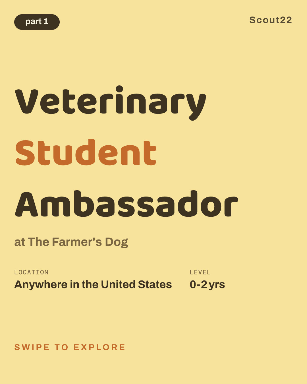 Veterinary Student Ambassador at The Farmer's Dog
