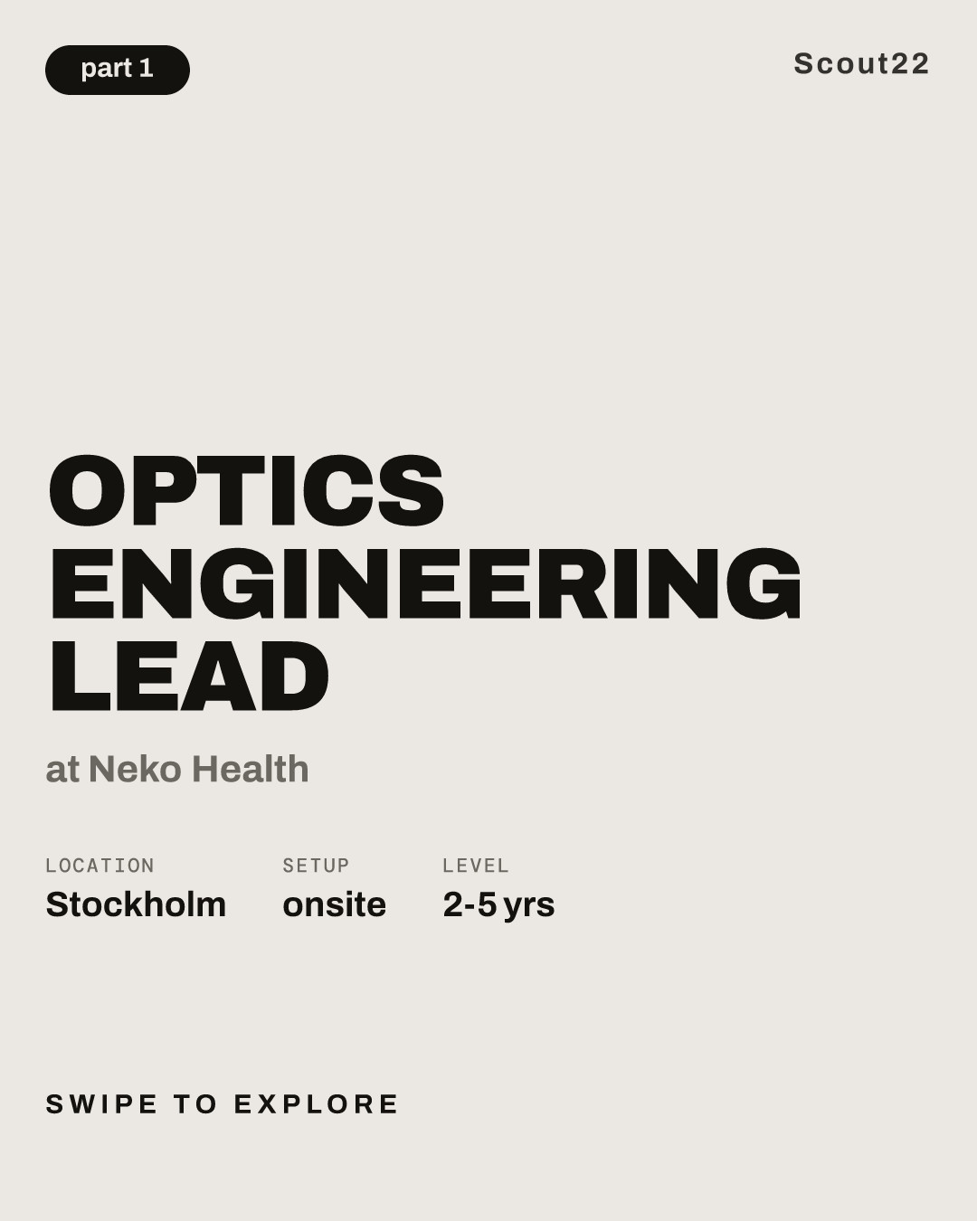 Optics Engineering Lead at Neko Health