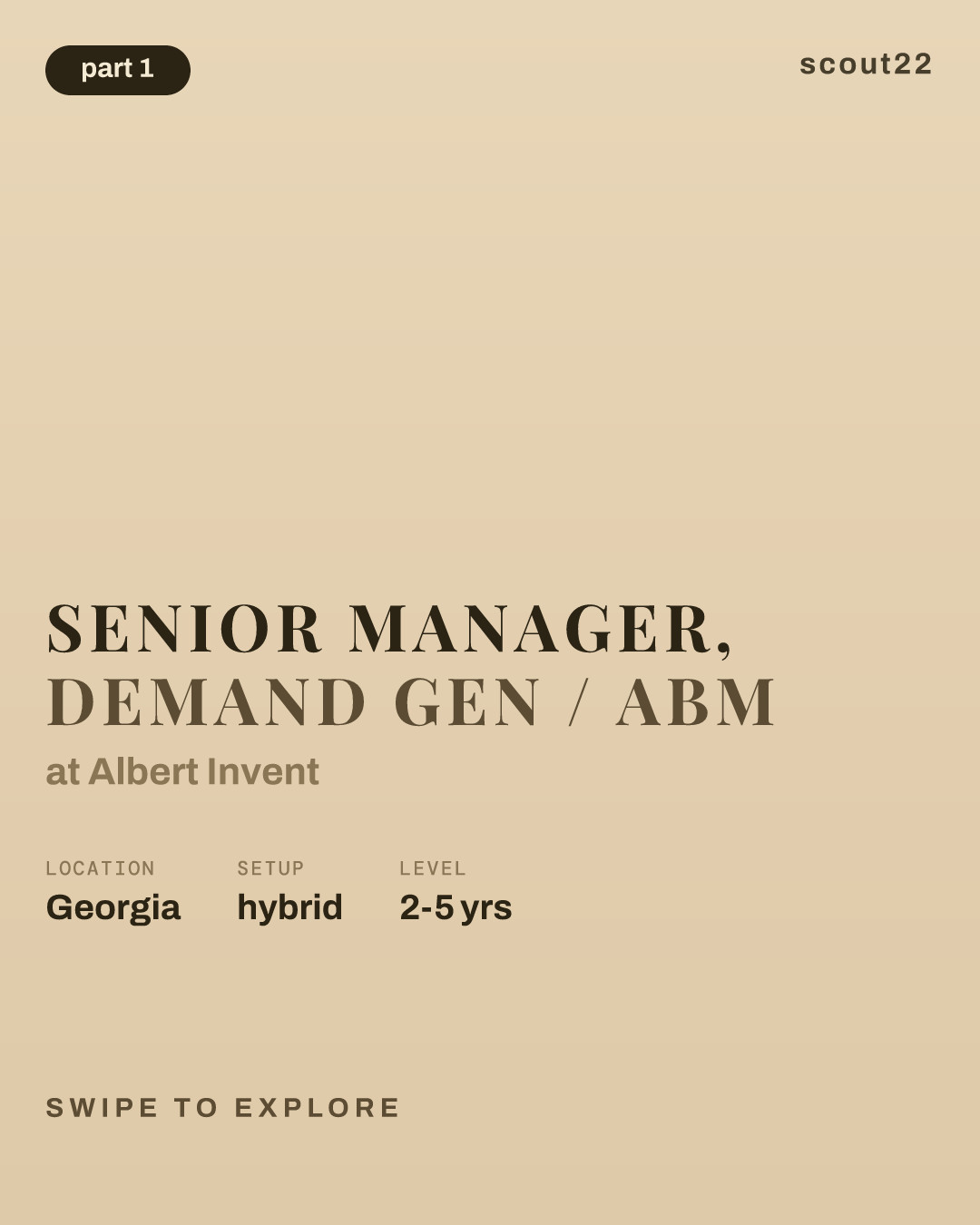 Senior Manager, Demand Gen / ABM at Albert Invent