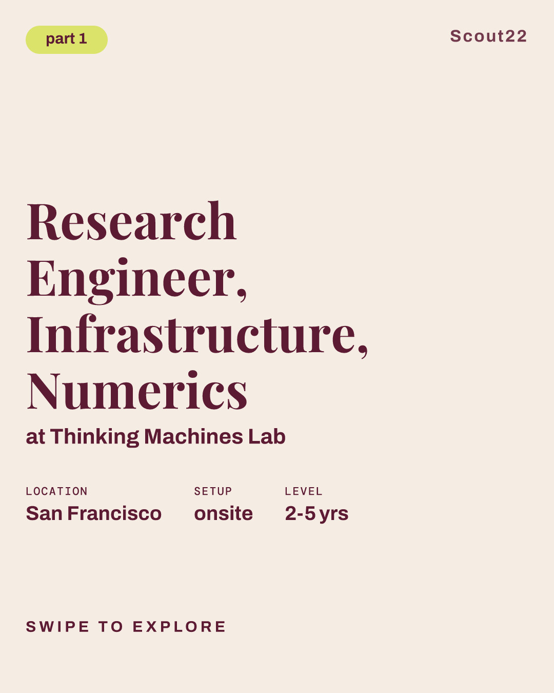 Research Engineer, Infrastructure, Numerics at Thinking Machines Lab