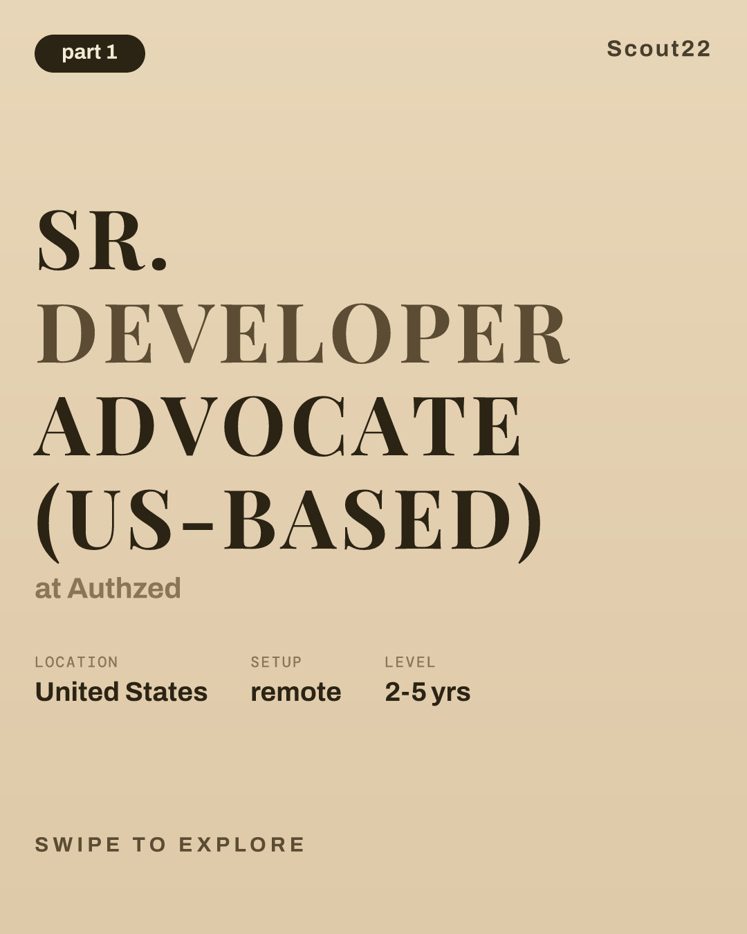Sr. Developer Advocate (US-Based) at Authzed