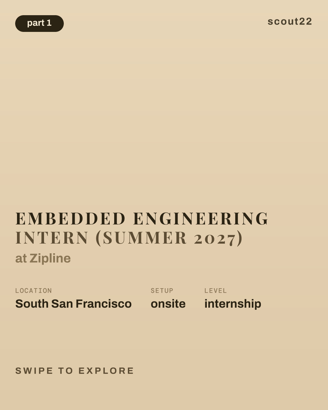 Embedded Engineering Intern (Summer 2027) at Zipline