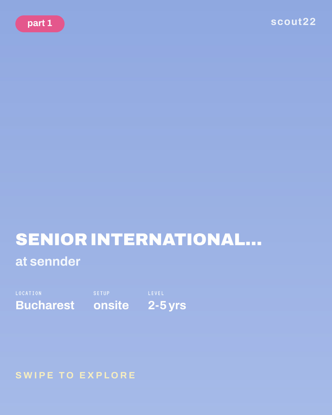 Senior International Road Freight Forwarder - Bucharest at sennder