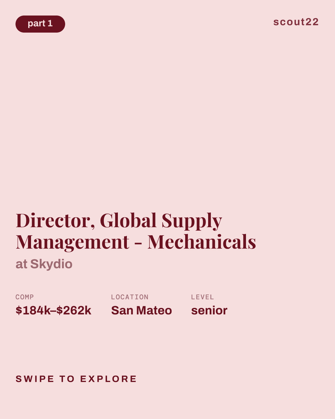 Director, Global Supply Management - Mechanicals at Skydio