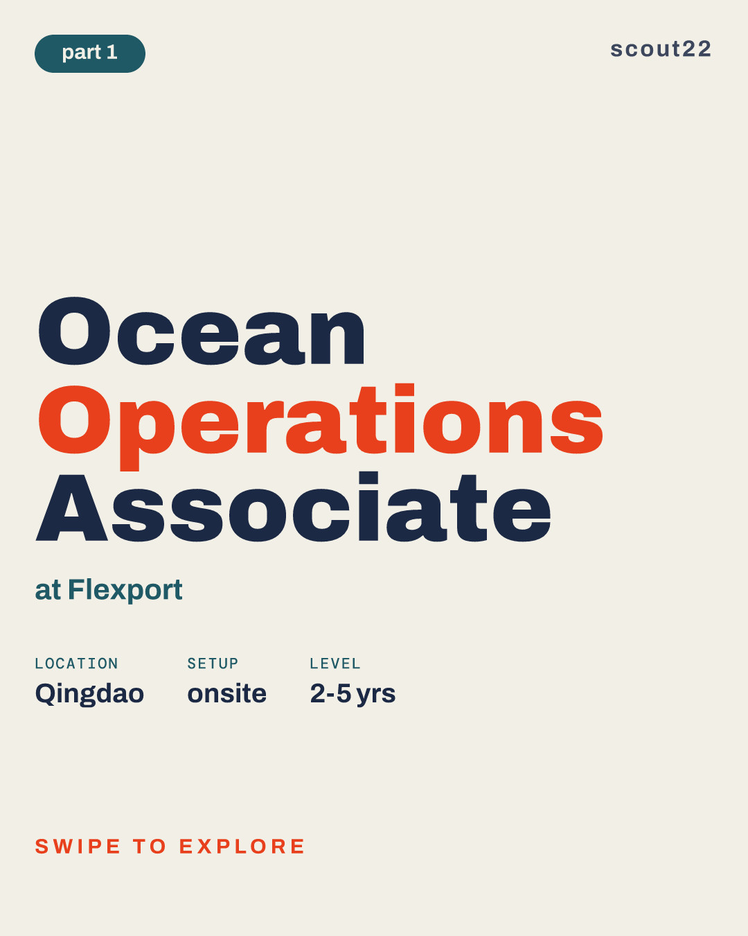 Ocean Operations Associate at Flexport