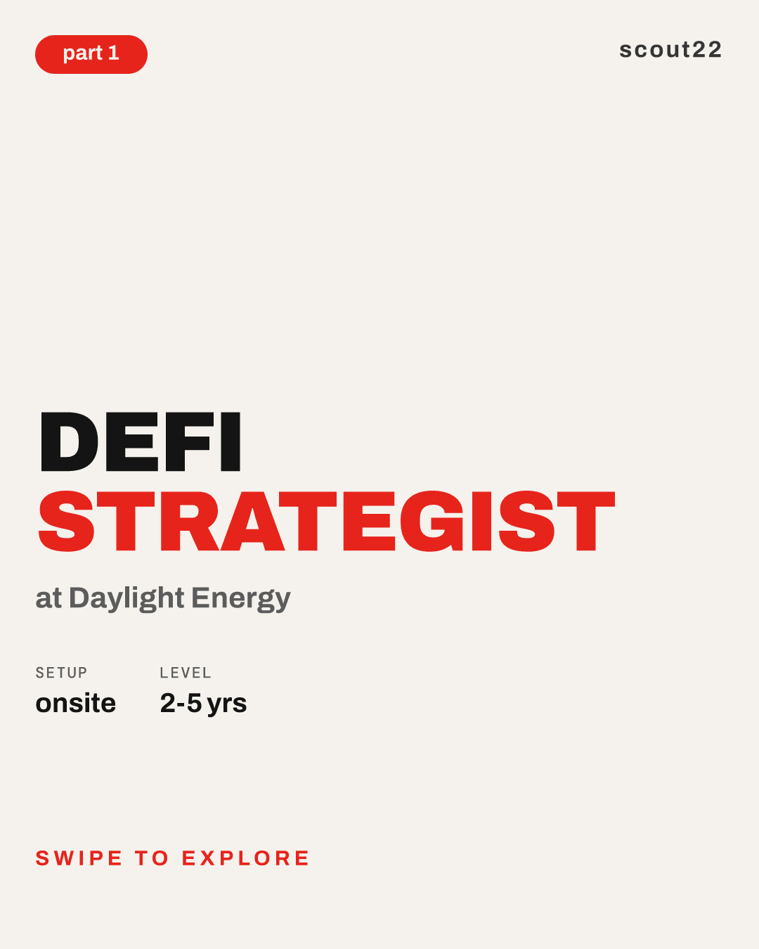DeFi Strategist at Daylight Energy
