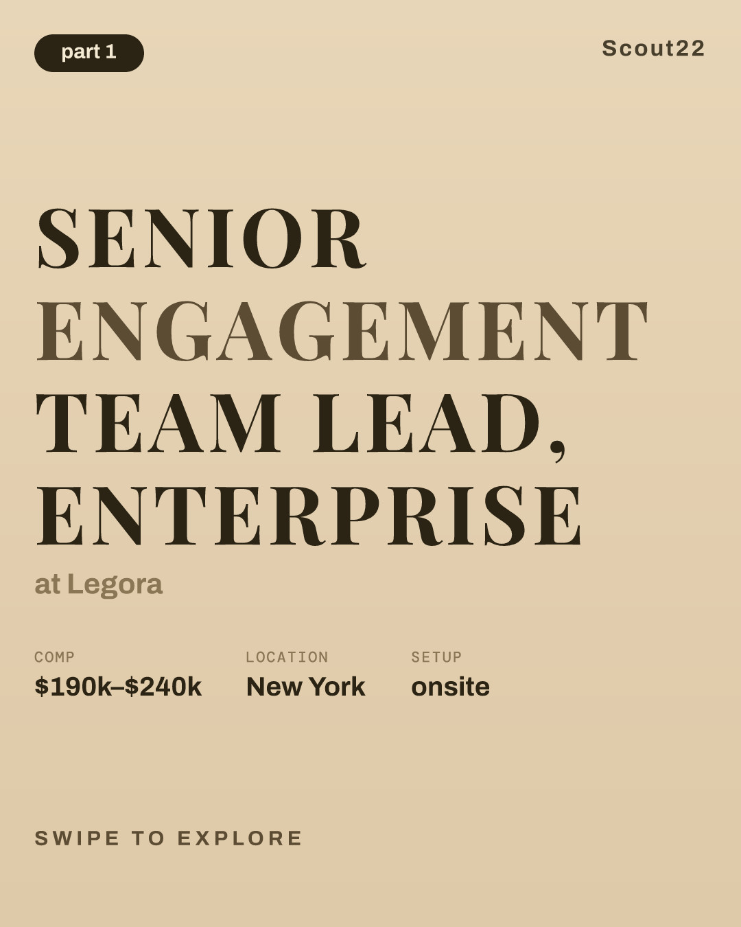 Senior Engagement Team Lead, Enterprise at Legora