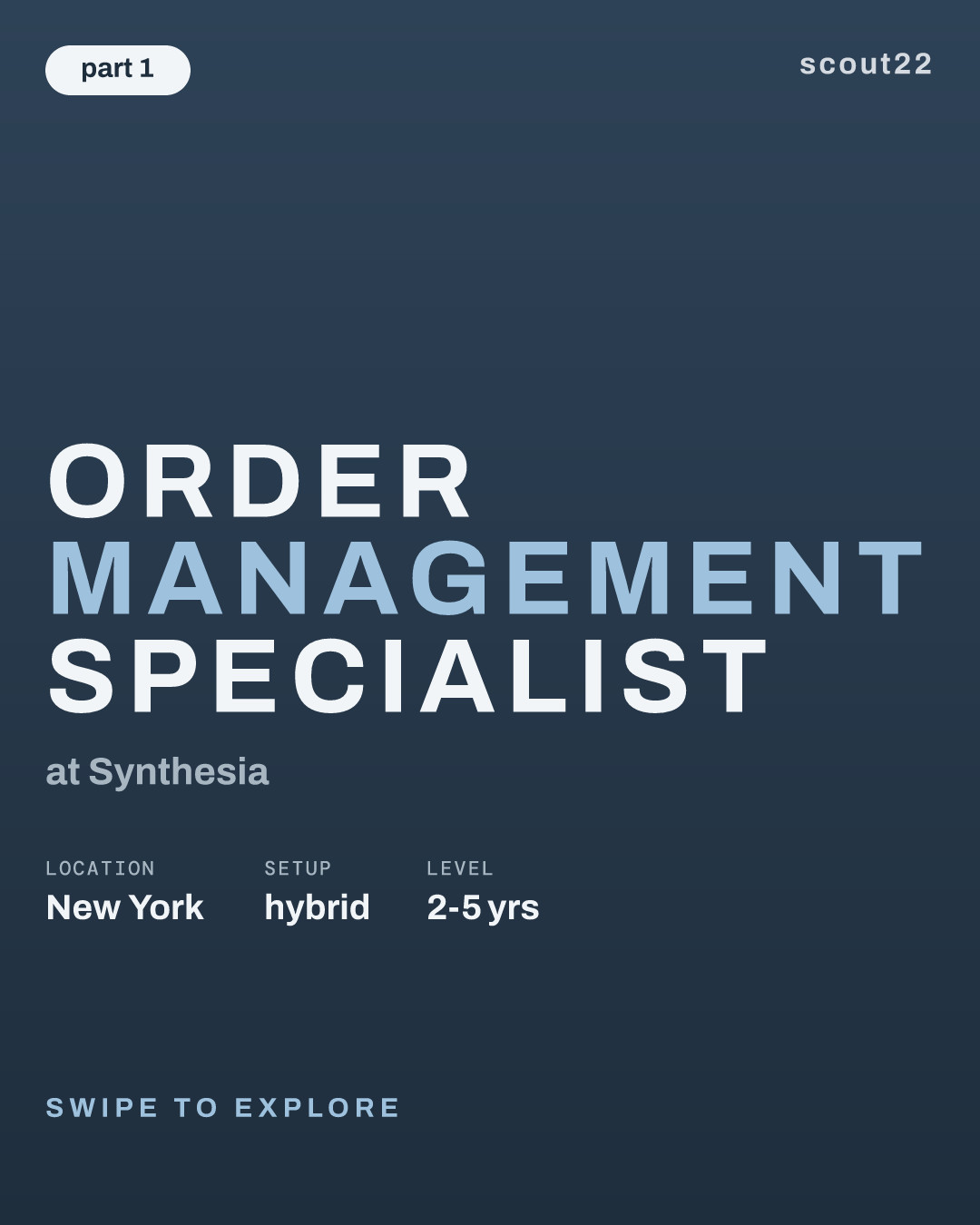 Order Management Specialist at Synthesia