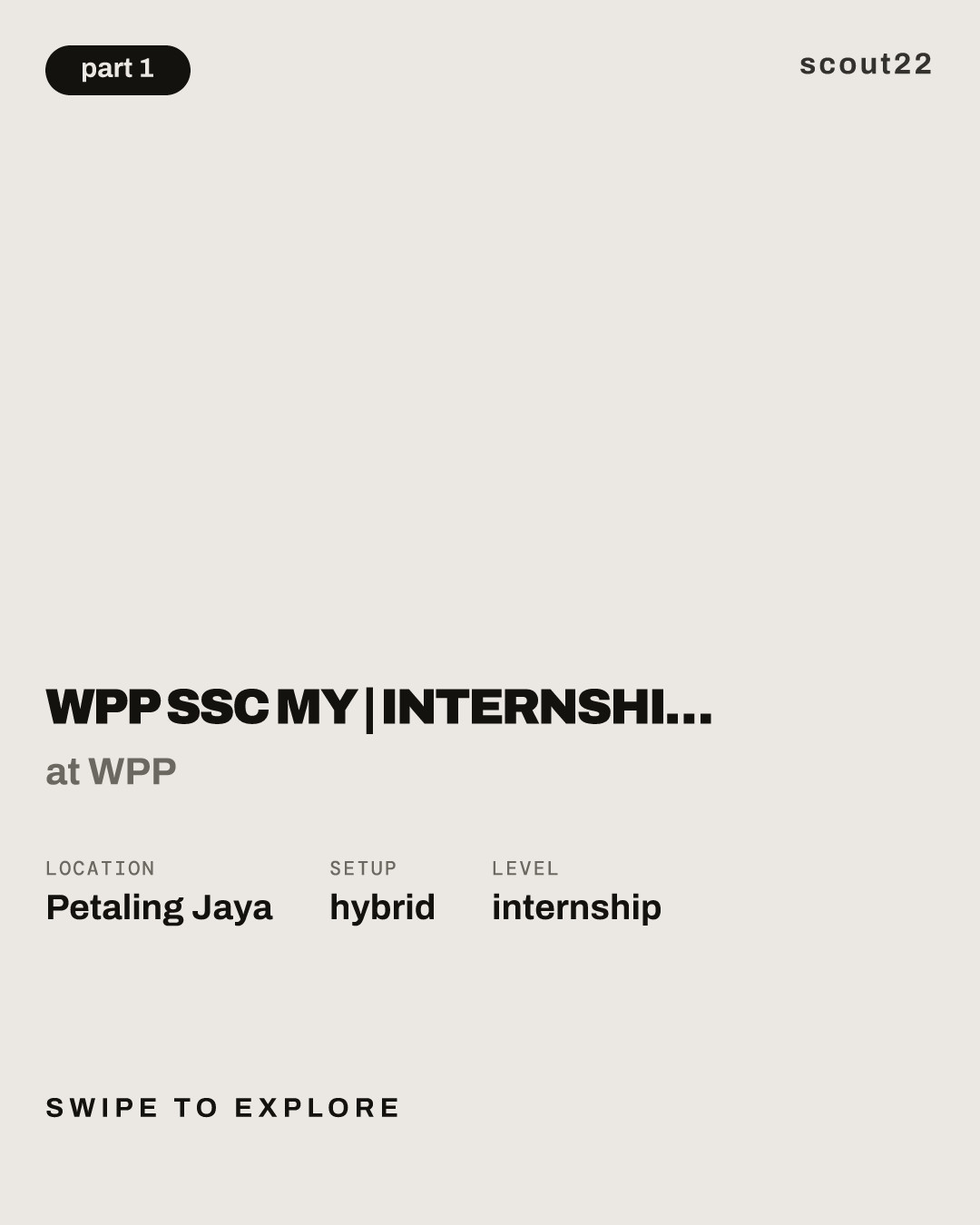 WPP SSC MY | Internship - Accounting  Finance & Masterdata at WPP