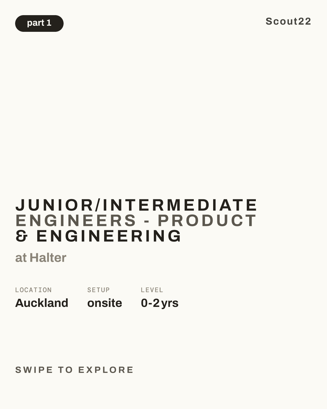 Junior/Intermediate Engineers - Product & Engineering at Halter