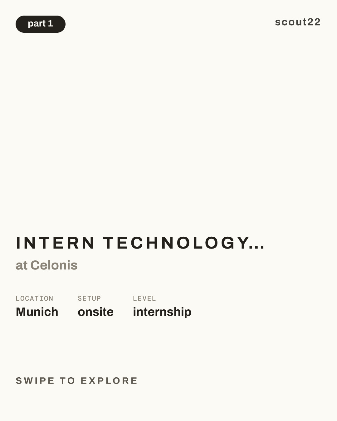 Intern Technology Consultant - Data & AI at Celonis