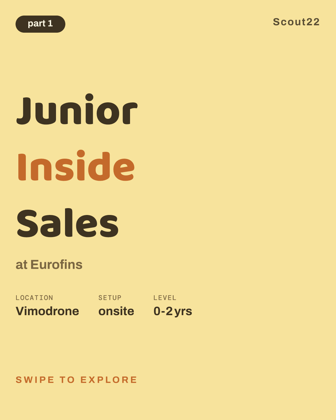 Junior Inside Sales at Eurofins