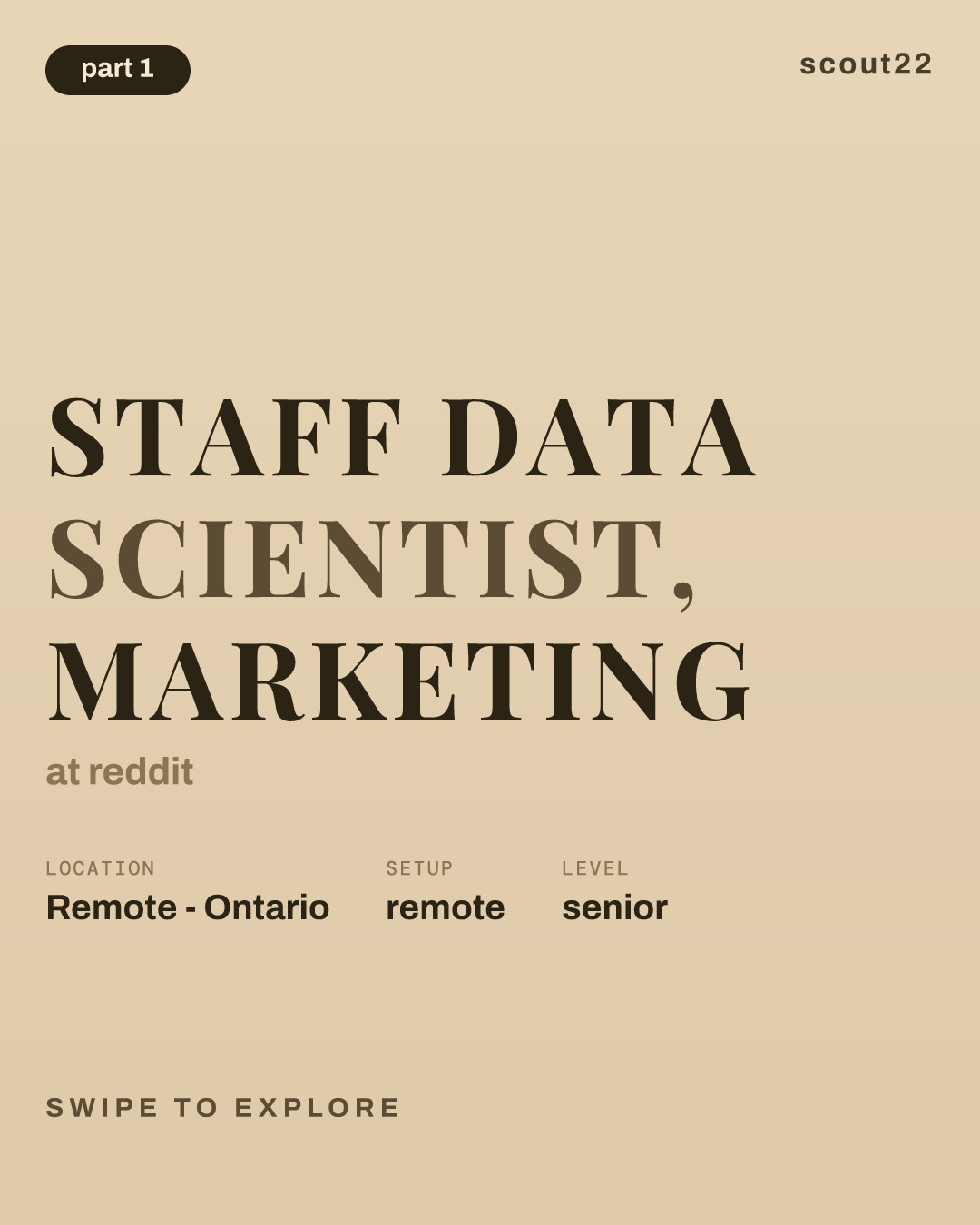 Staff Data Scientist, Marketing at reddit