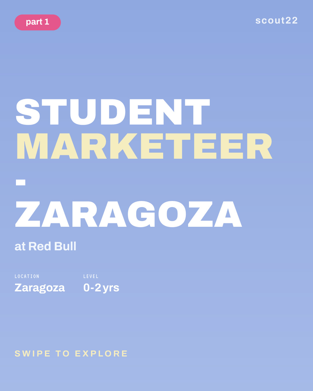 Student Marketeer - Zaragoza at Red Bull