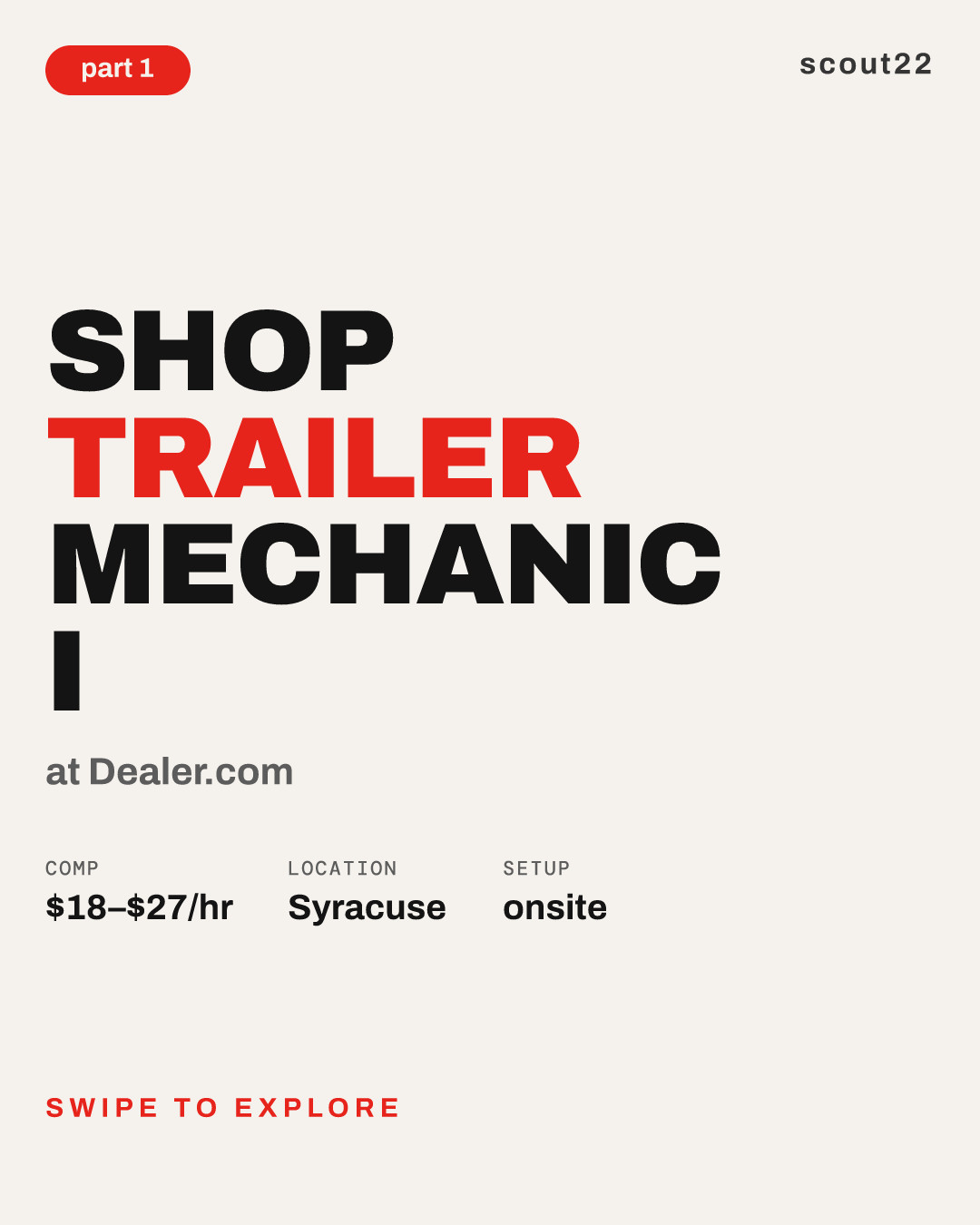 Shop Trailer Mechanic I at Dealer.com