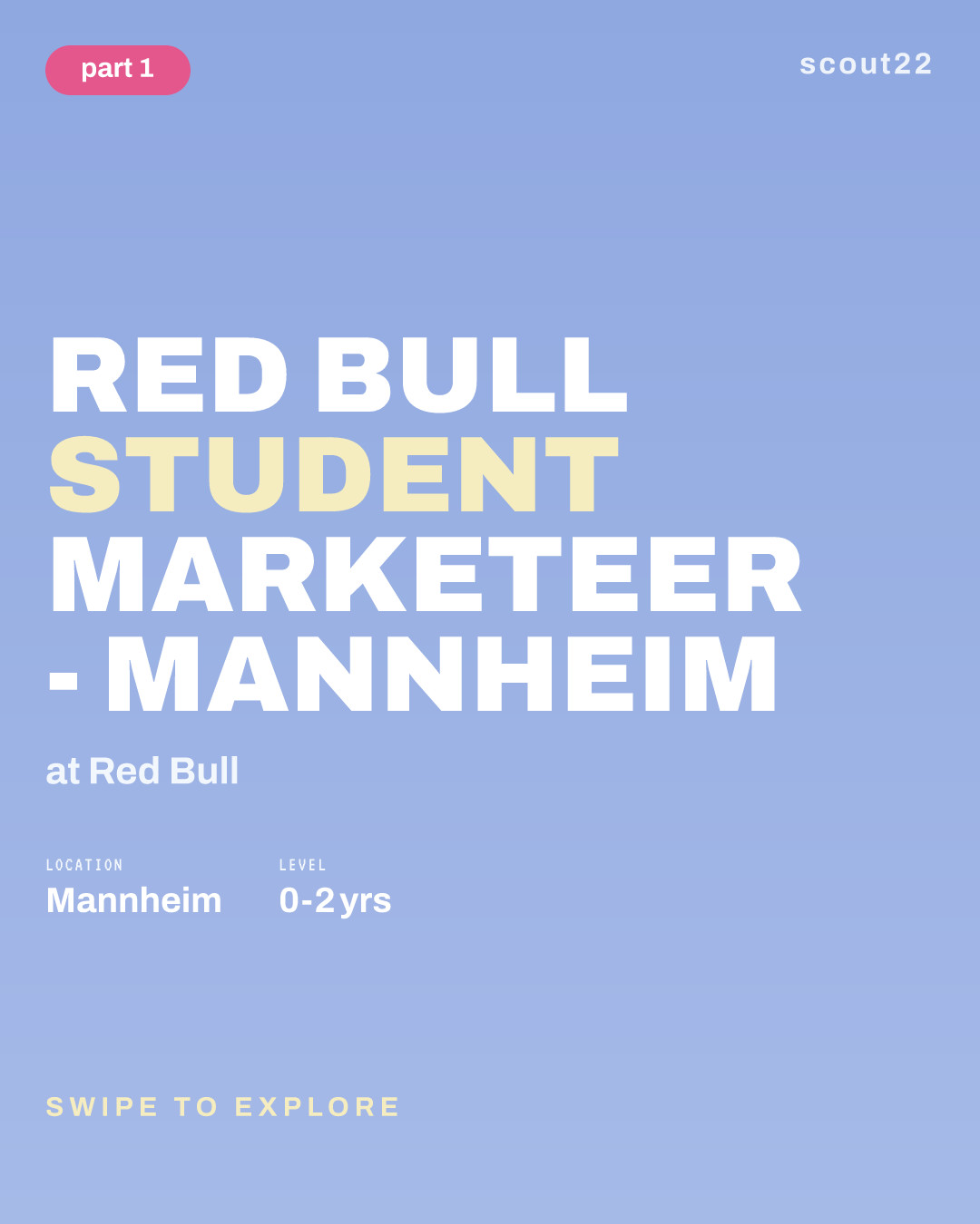 Red Bull Student Marketeer - Mannheim at Red Bull