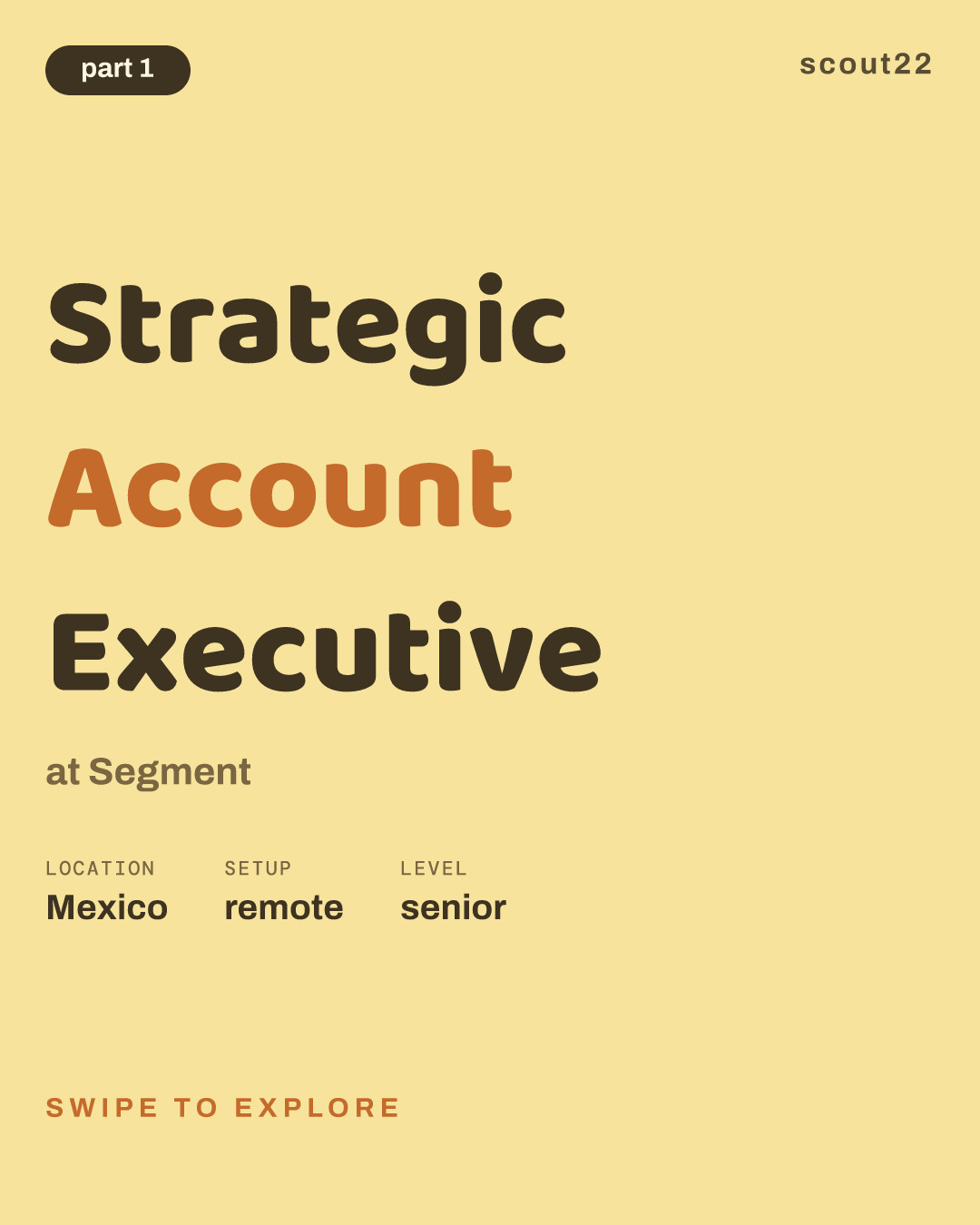 Strategic Account Executive at Segment