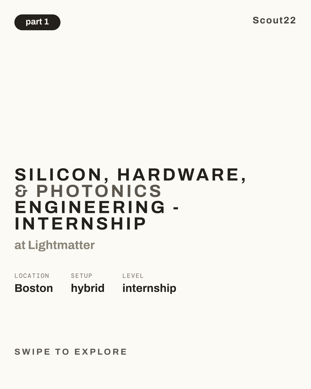 Silicon, Hardware, & Photonics Engineering - Internship at Lightmatter