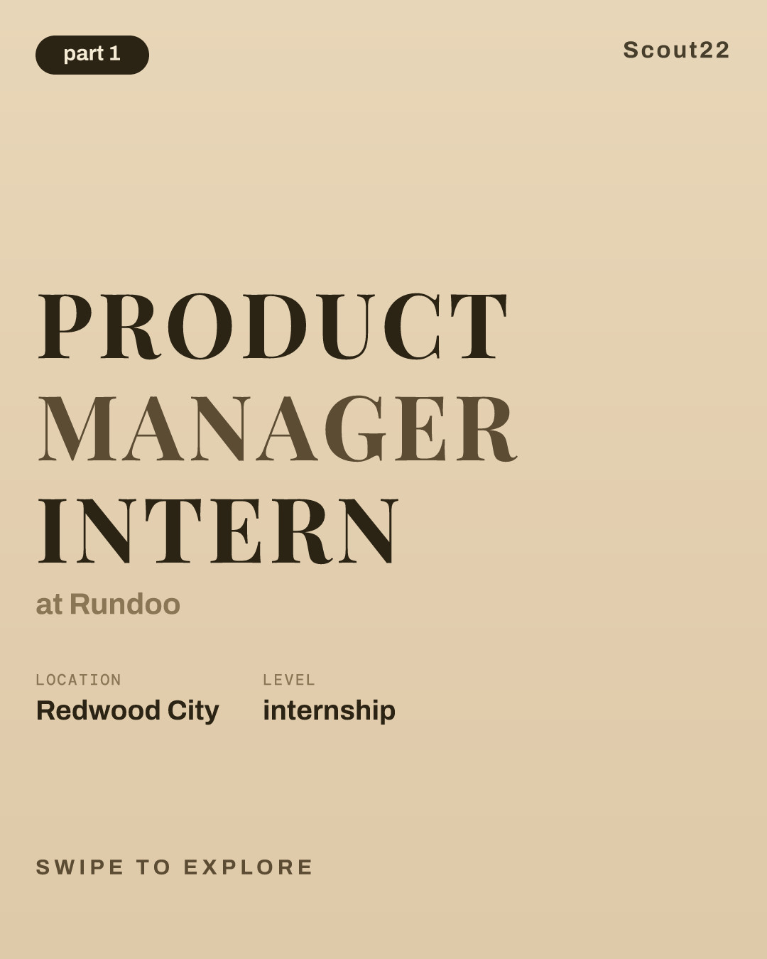 Product Manager Intern at Rundoo