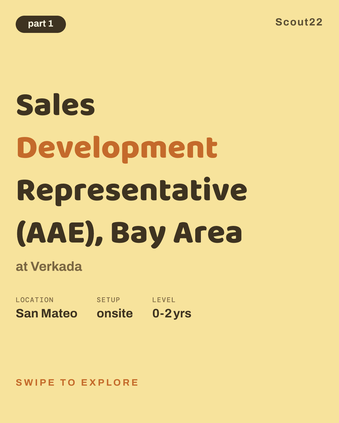Sales Development Representative (AAE), Bay Area at Verkada