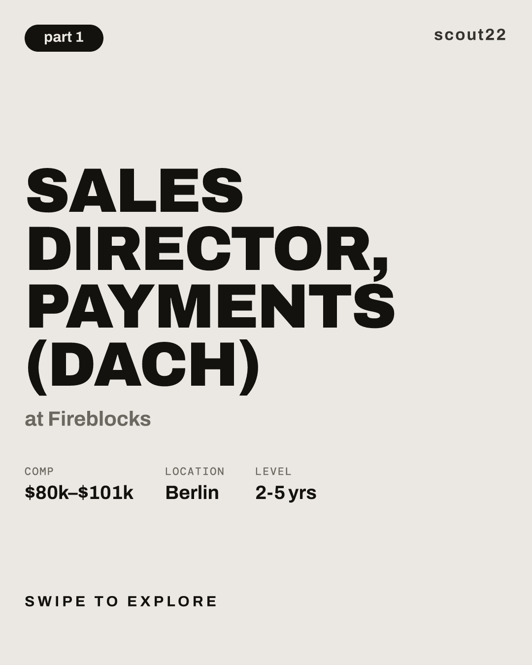 Sales Director, Payments (DACH) at Fireblocks