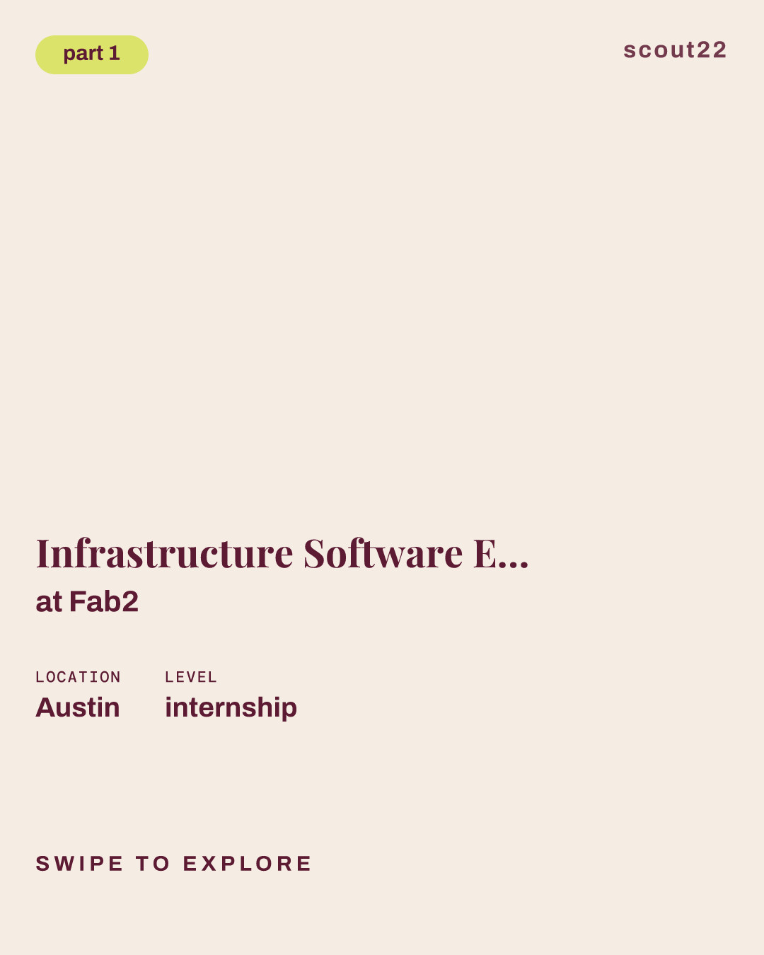 Infrastructure Software Engineering Intern - Winter at Fab2