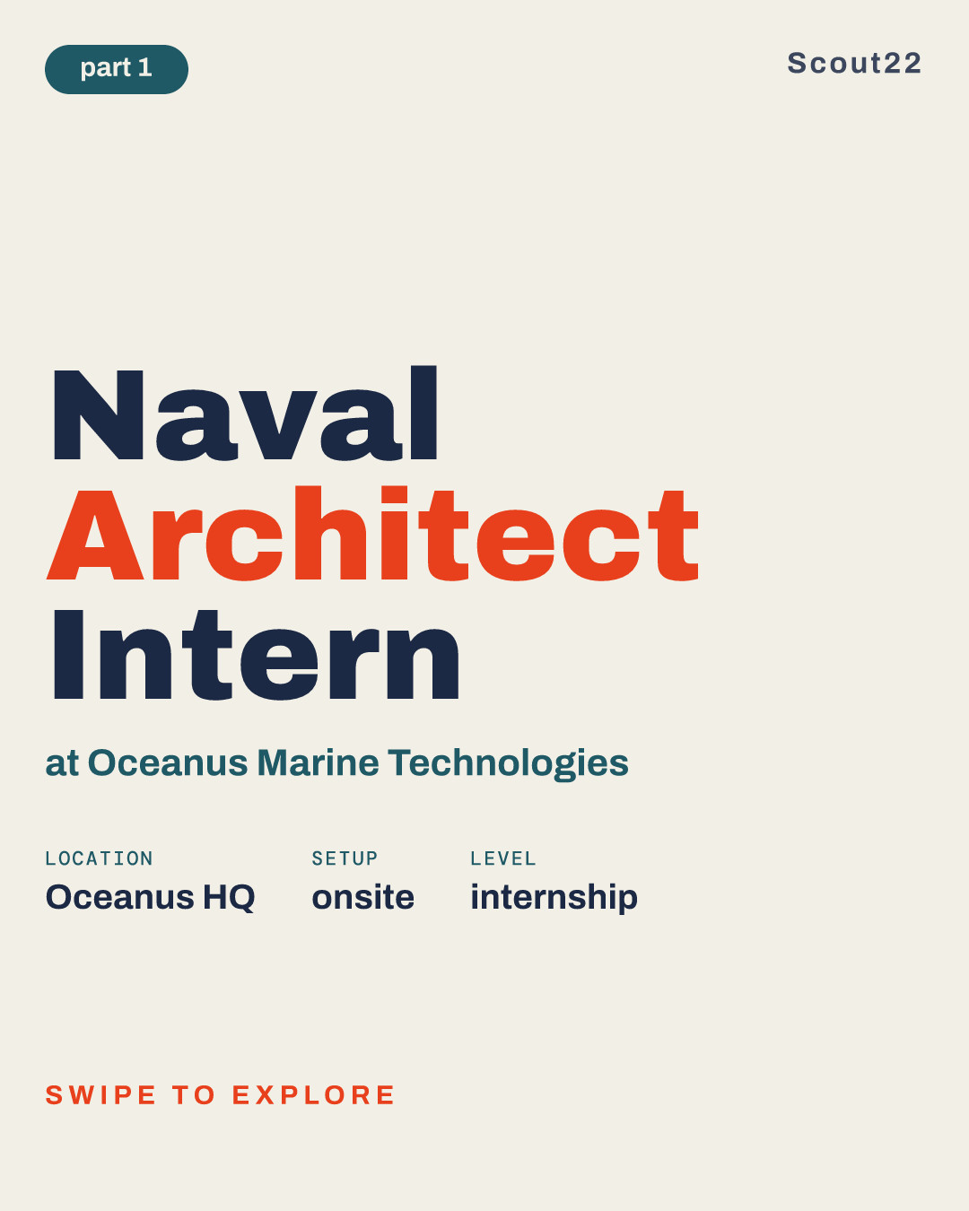 Naval Architect Intern at Oceanus Marine Technologies
