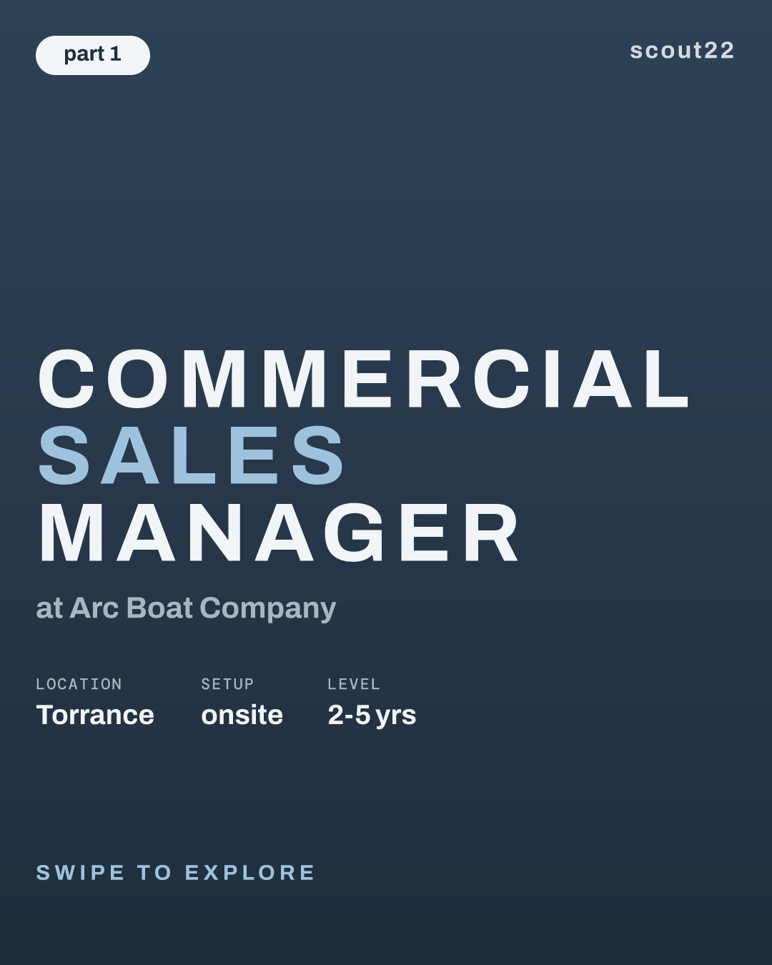 Commercial Sales Manager at Arc Boat Company