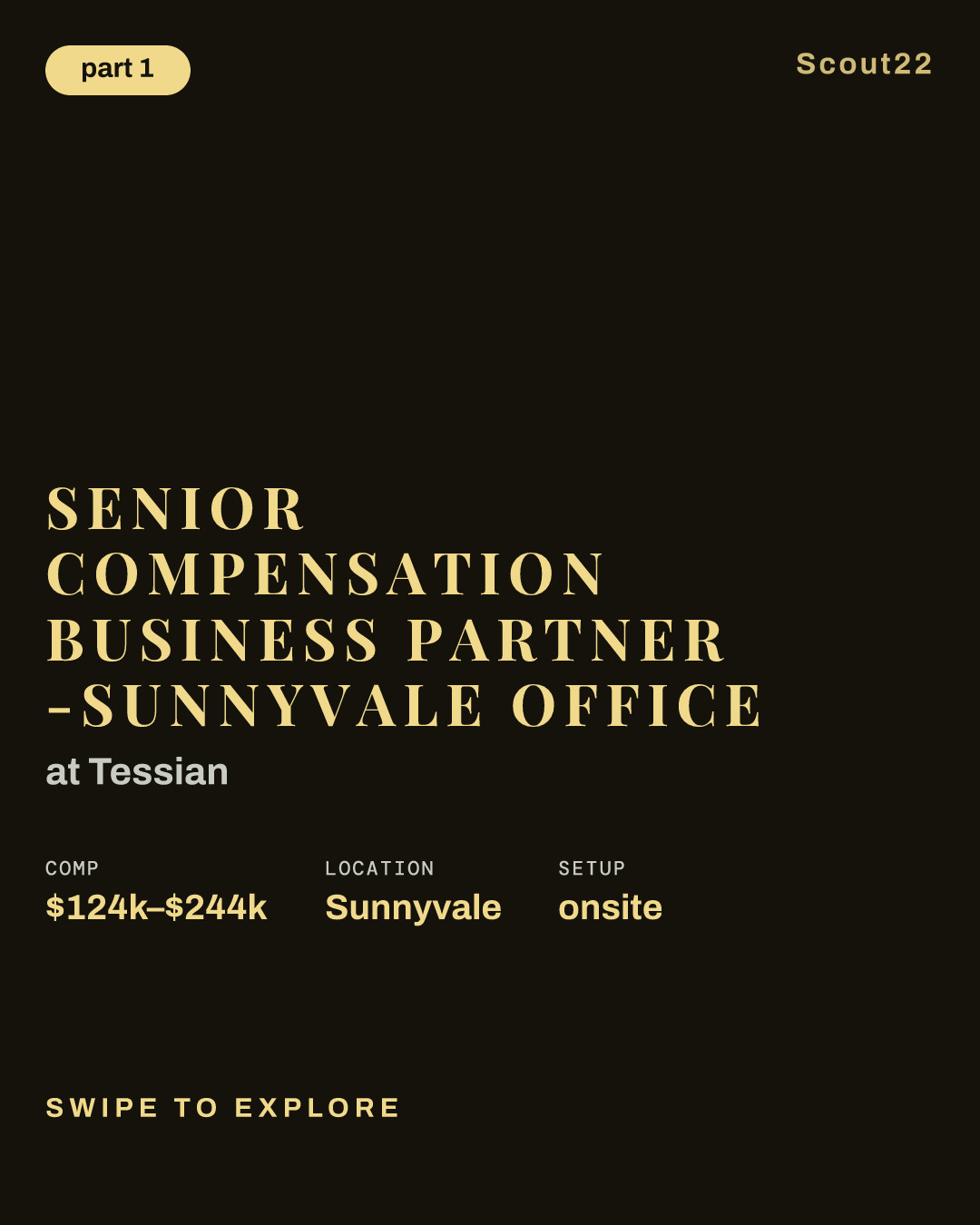 Senior Compensation Business Partner -Sunnyvale Office at Tessian