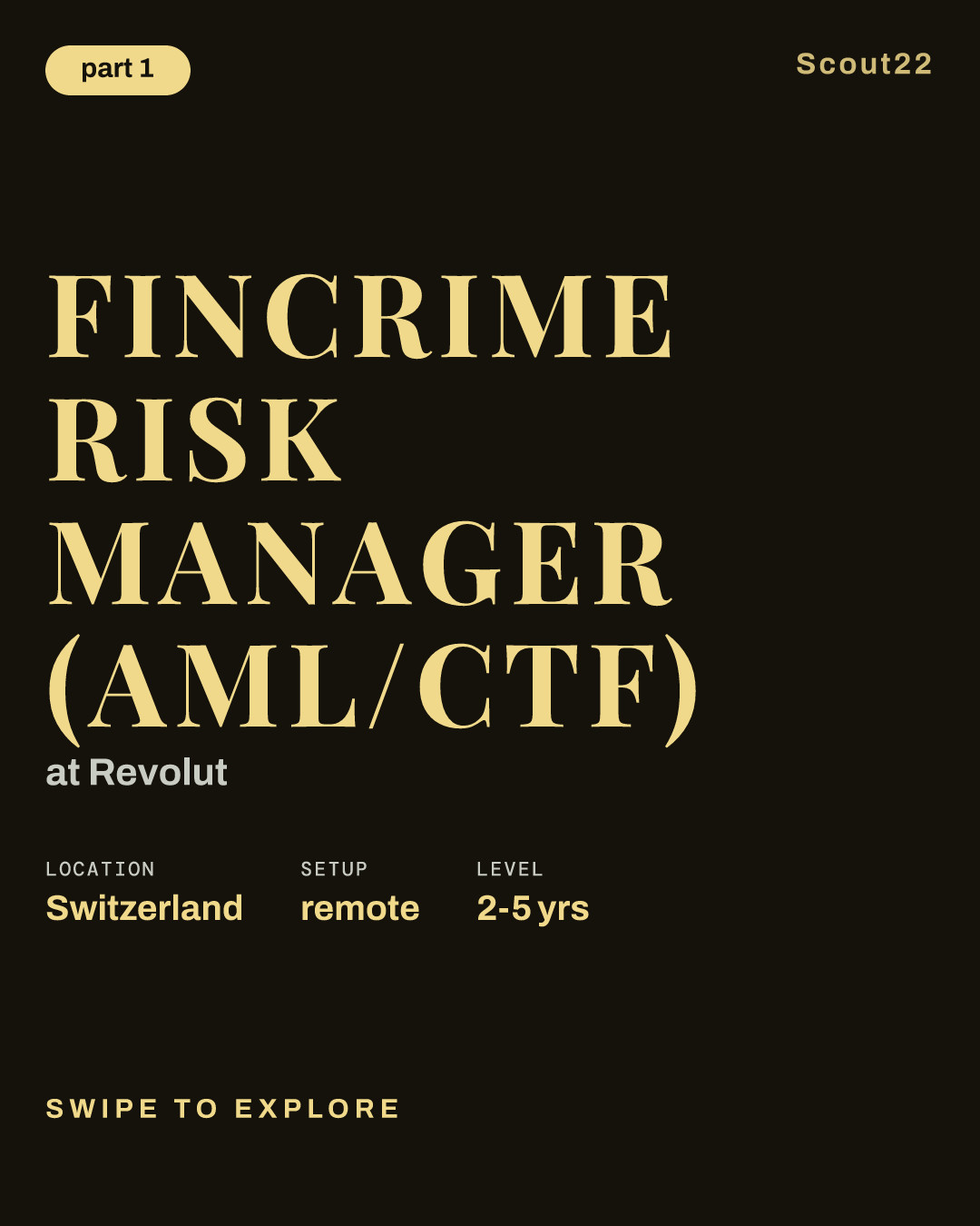 FinCrime Risk Manager (AML/CTF) at Revolut