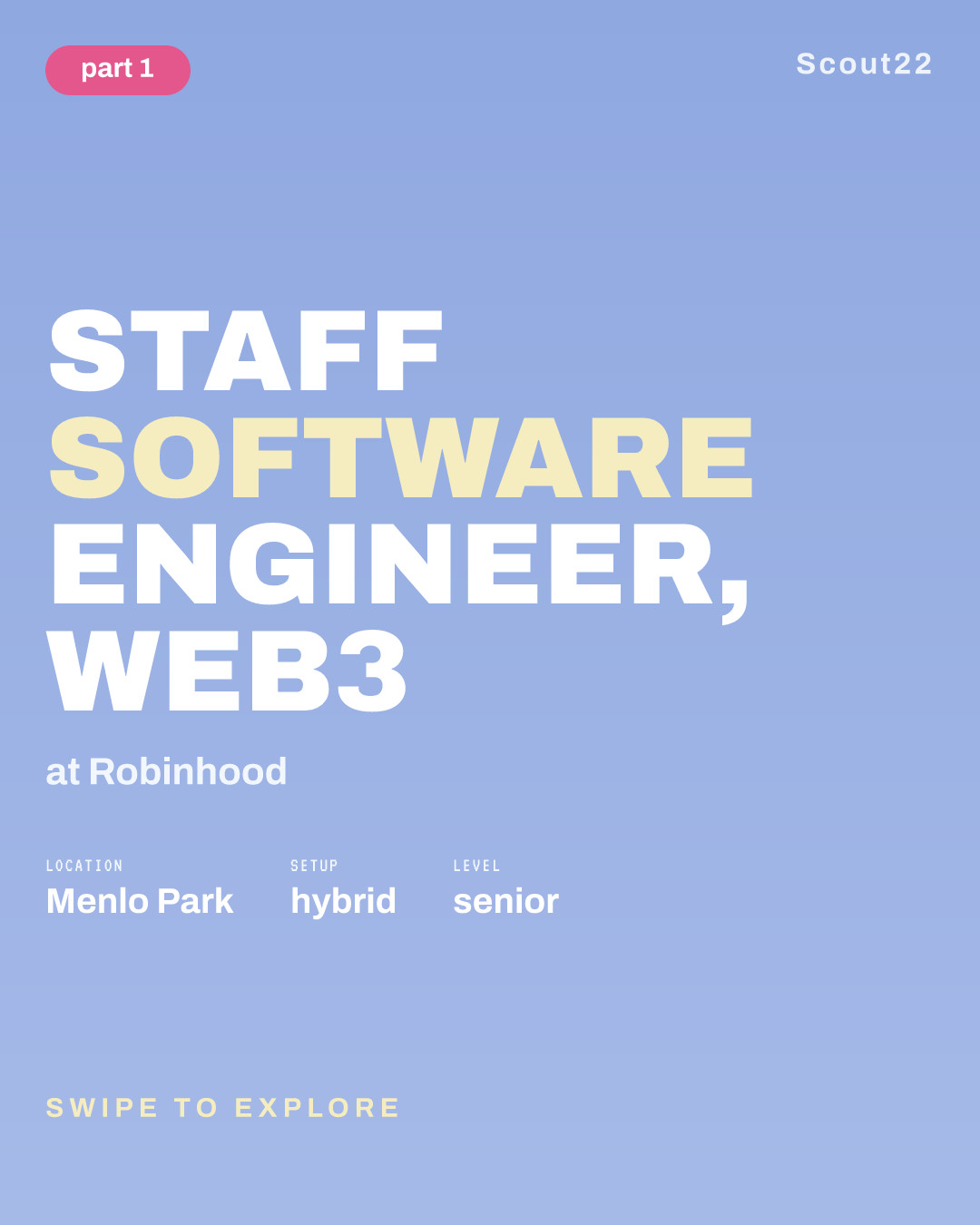 Staff Software Engineer, Web3 at Robinhood