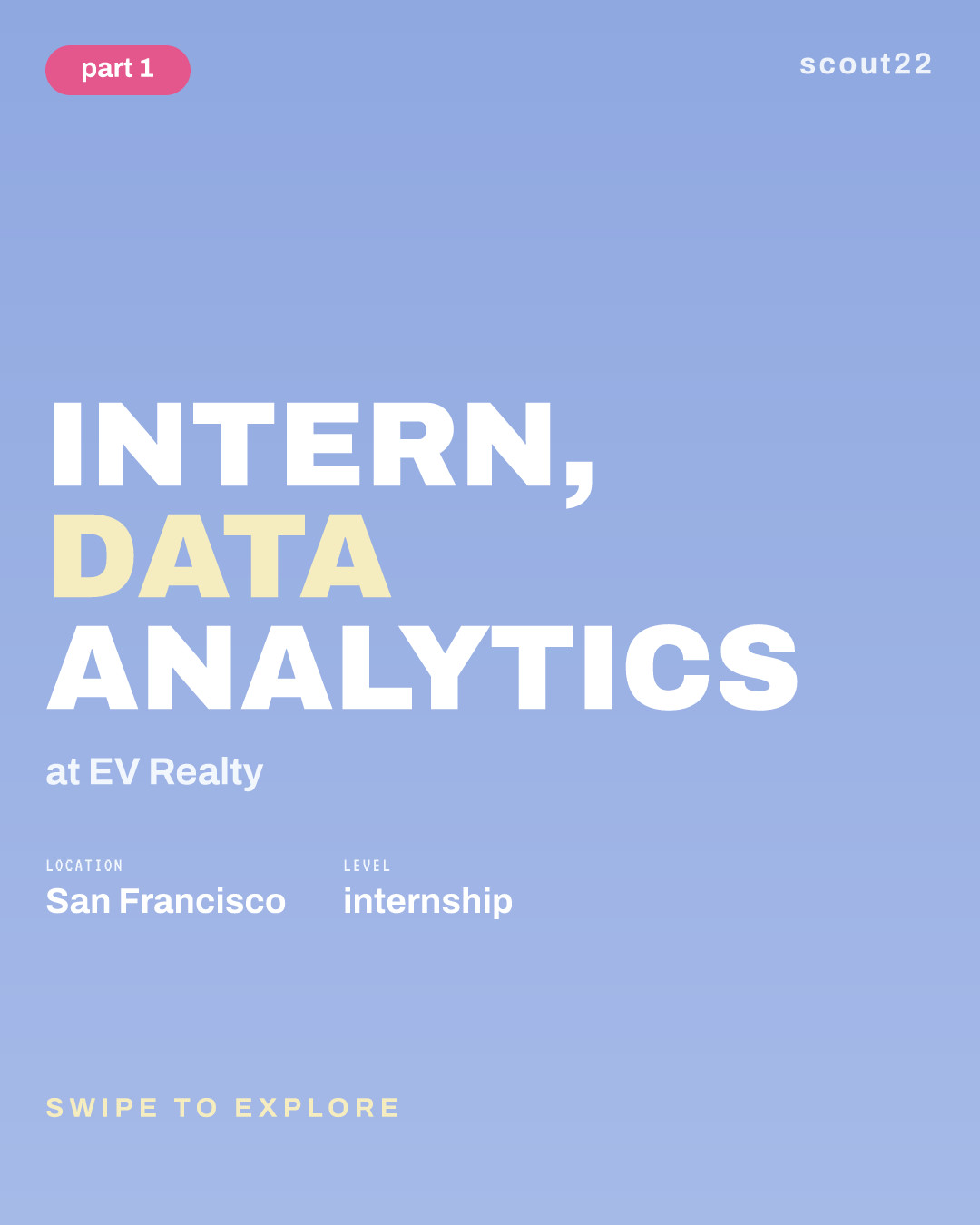 Intern, Data Analytics at EV Realty