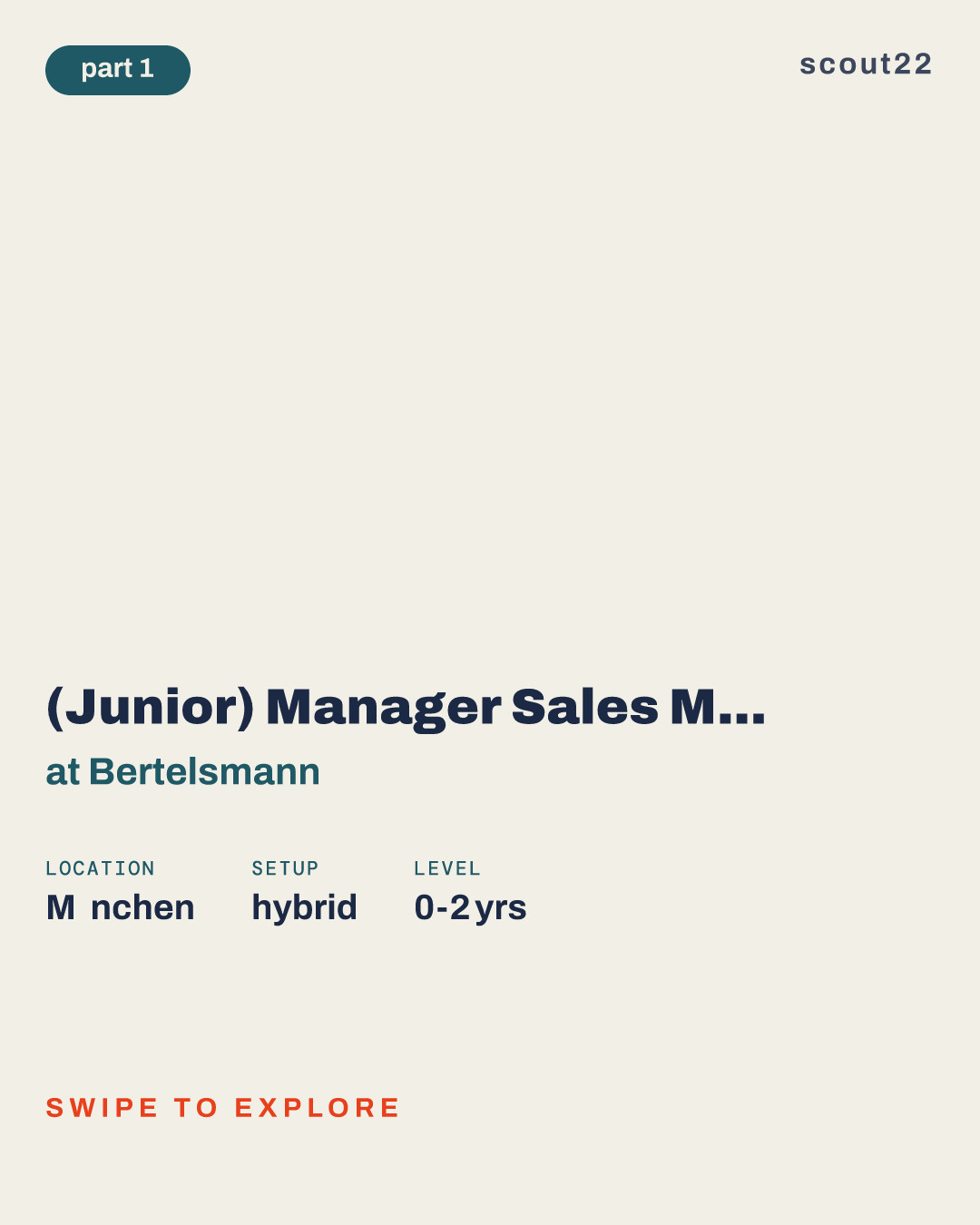 (Junior) Manager Sales Marketing & Business Development (m/w/d) at Bertelsmann
