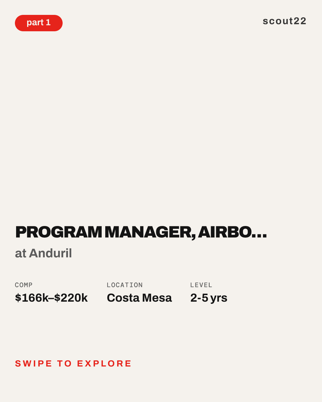 Program Manager, Airborne Electronic Warfare at Anduril