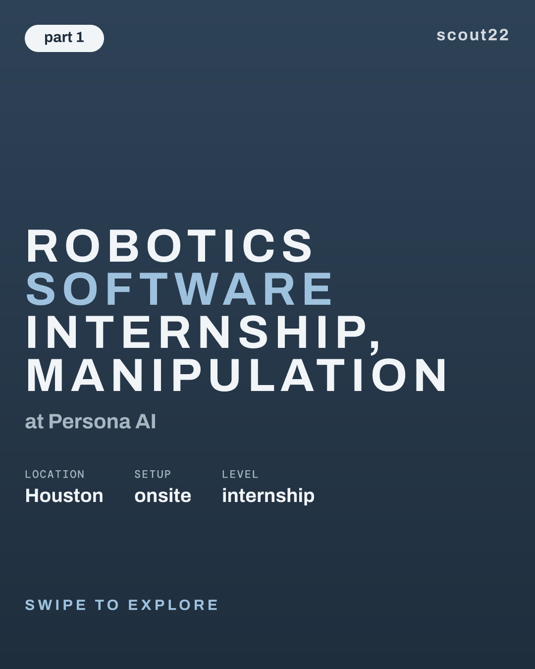 Robotics Software Internship, Manipulation at Persona AI