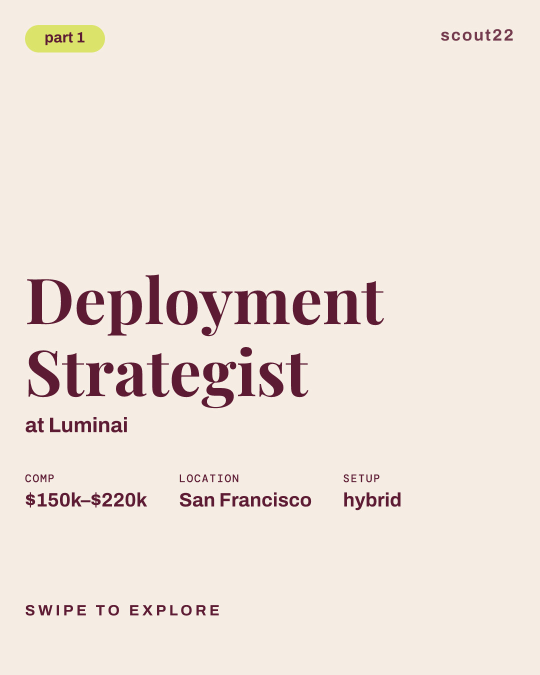 Deployment Strategist at Luminai