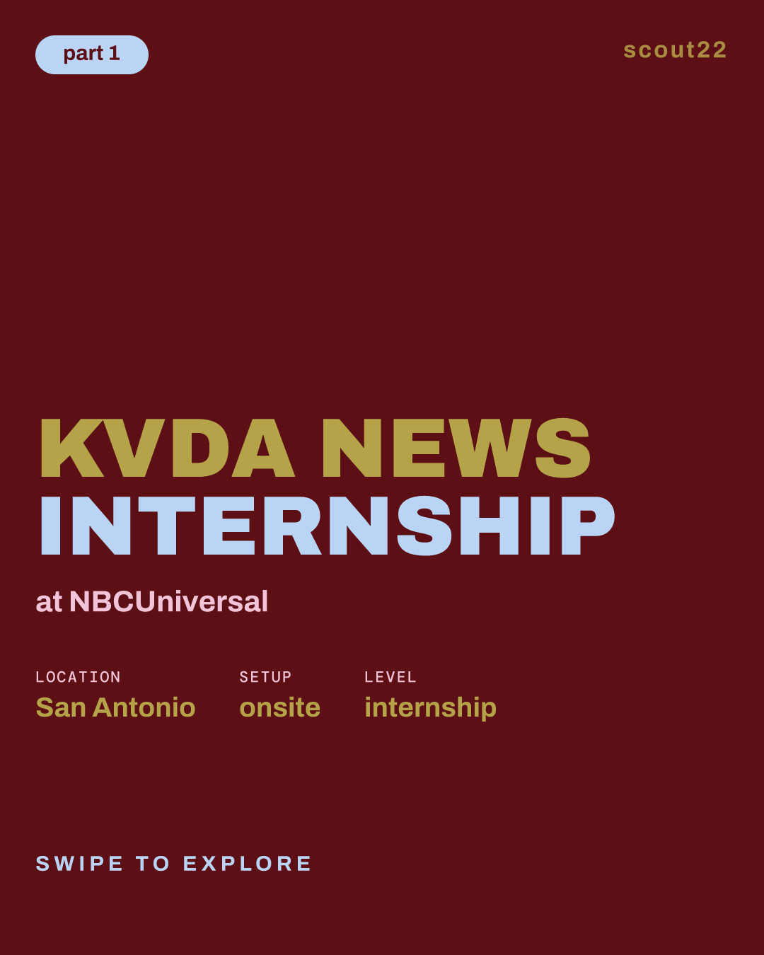 KVDA News Internship at NBCUniversal