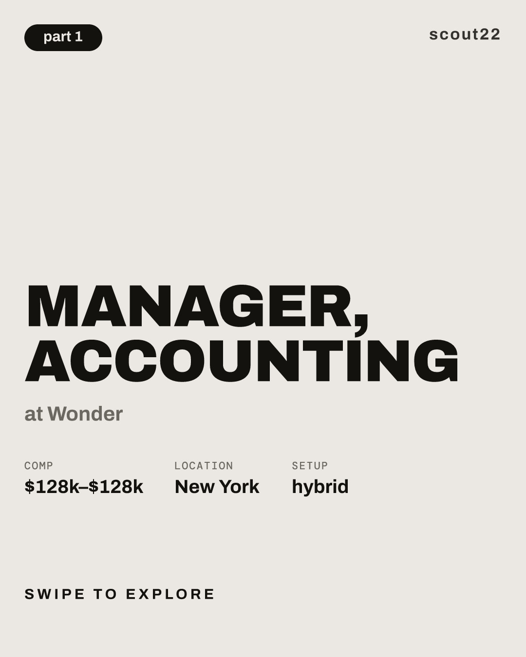 Manager, Accounting at Wonder