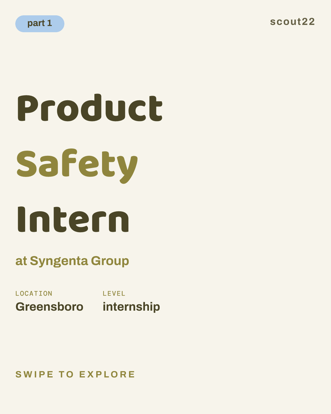 Product Safety Intern at Syngenta Group