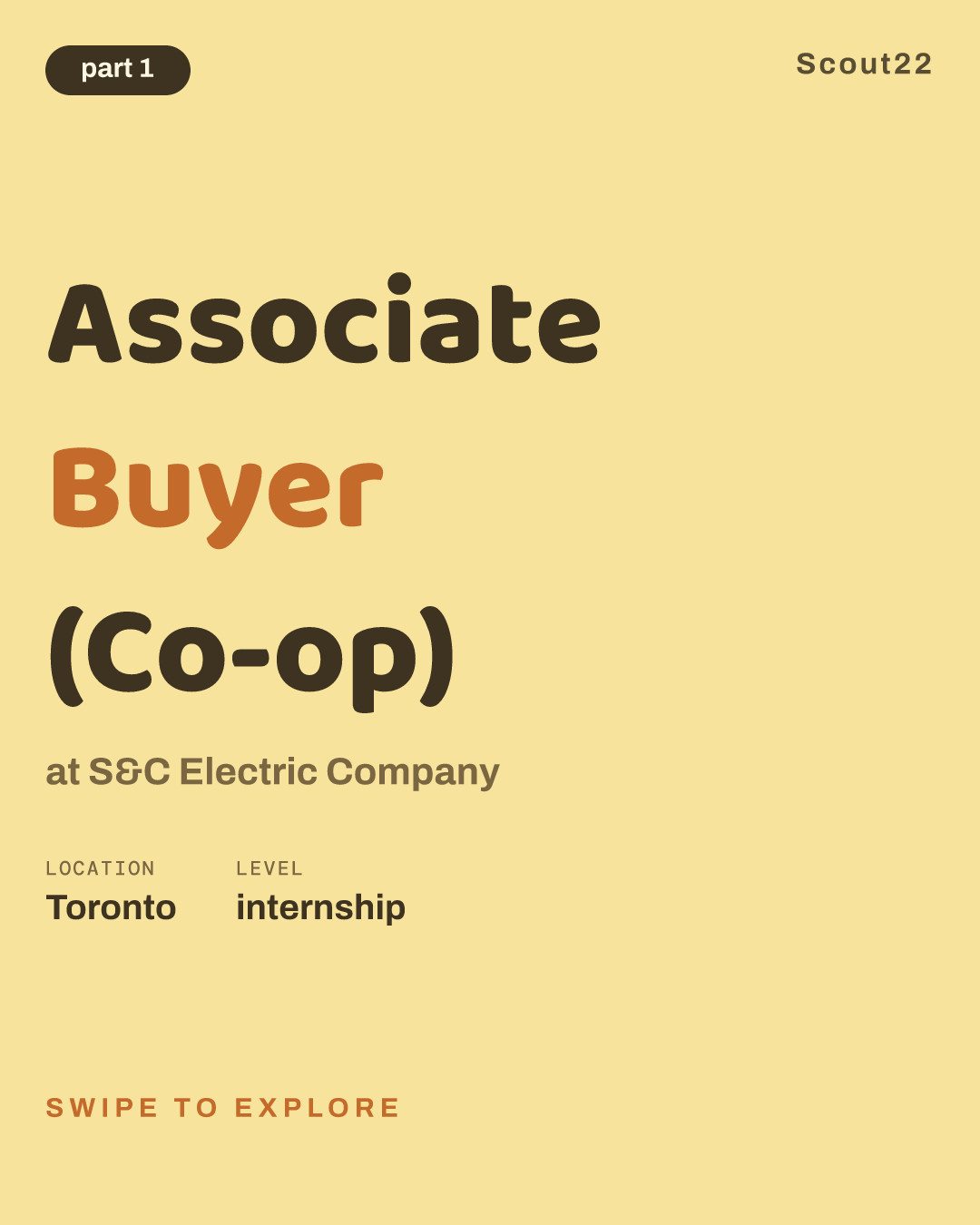 Associate Buyer (Co-op) at S&C Electric Company
