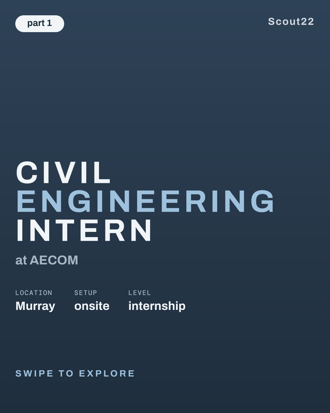 Civil Engineering Intern at AECOM