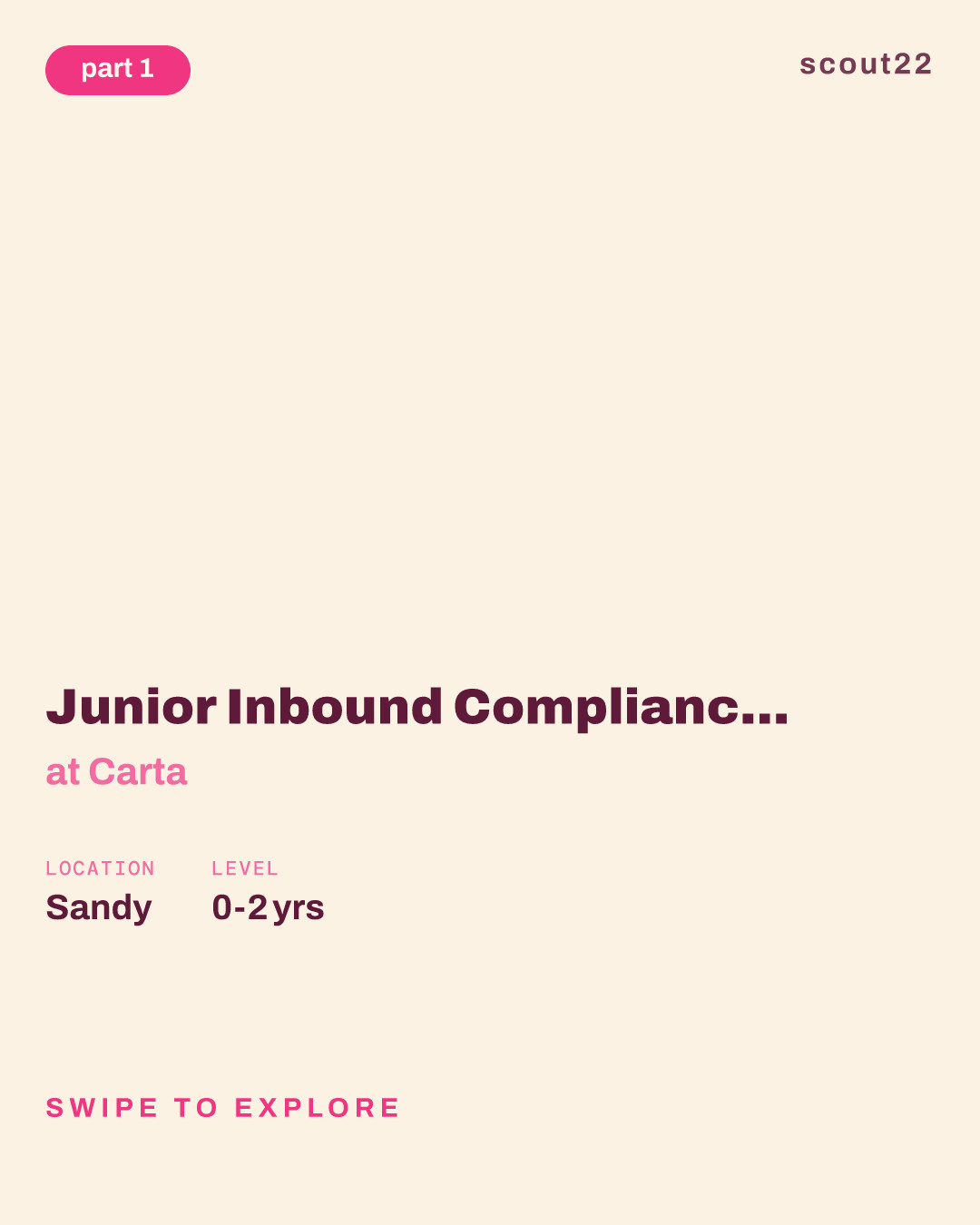 Junior Inbound Compliance Analyst (KYC) at Carta