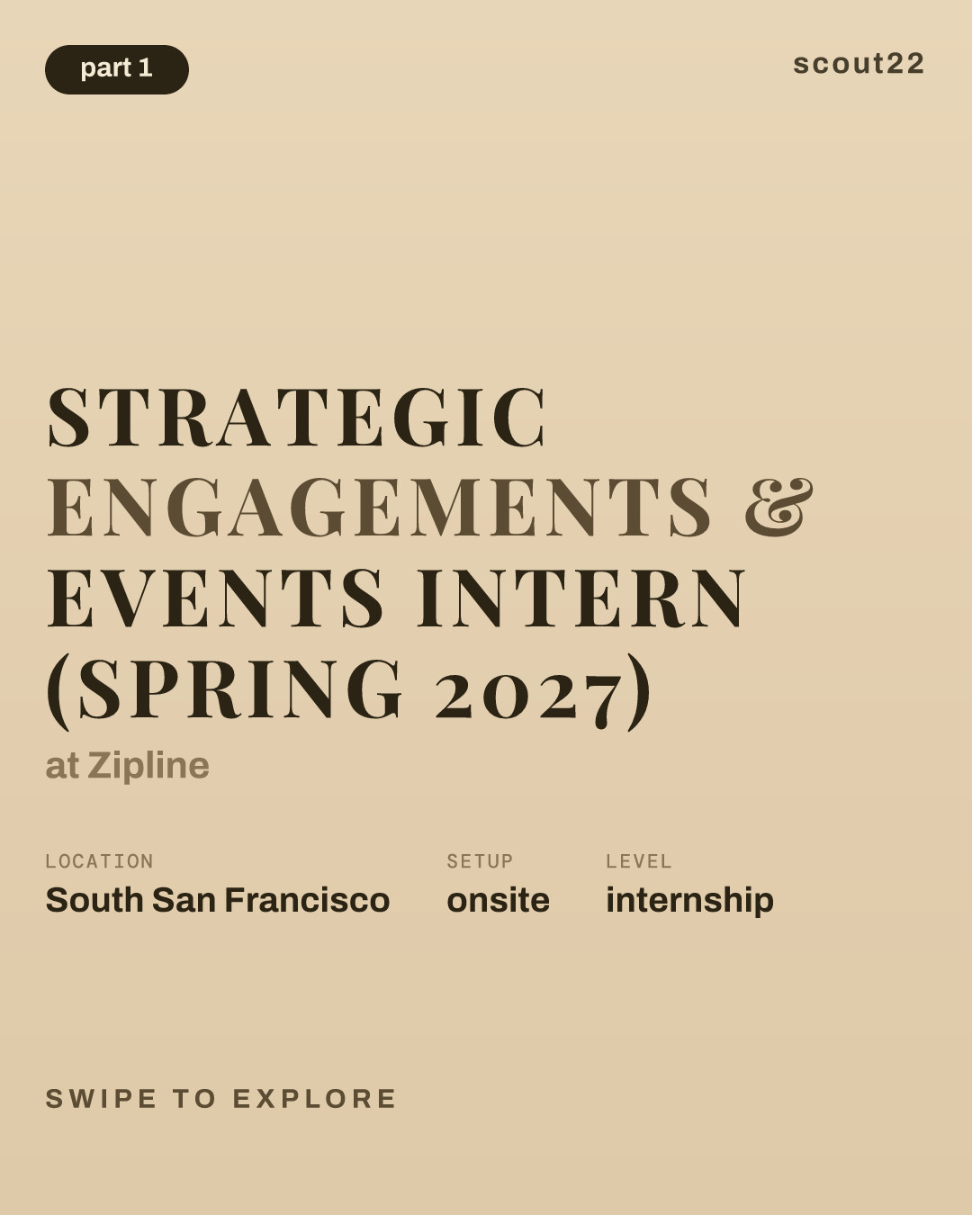 Strategic Engagements & Events Intern (Spring 2027) at Zipline