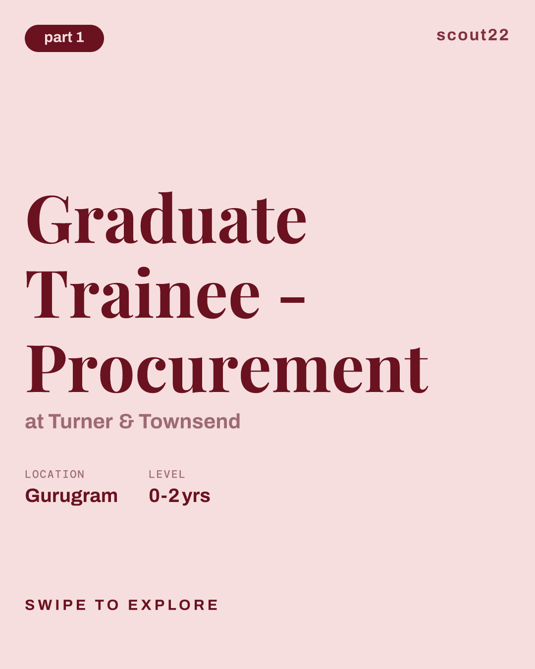 Graduate Trainee  - Procurement at Turner & Townsend
