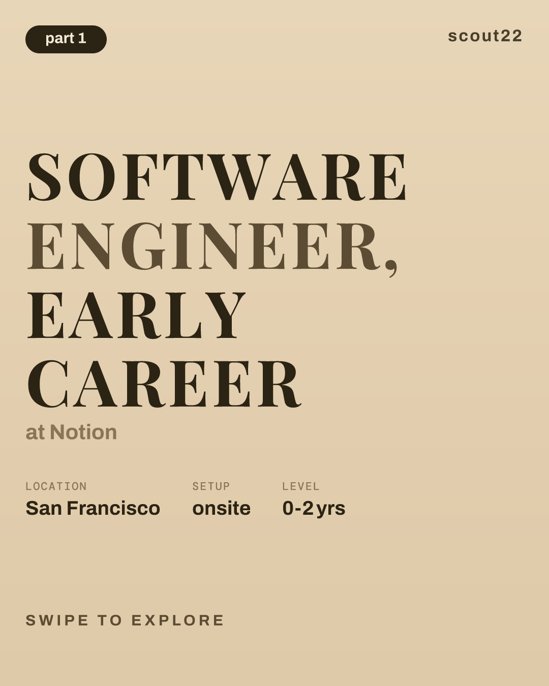 Software Engineer, Early Career at Notion