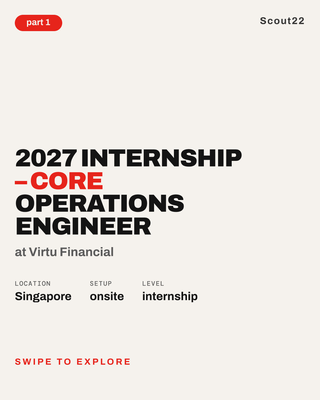 2027 Internship – Core Operations Engineer at Virtu Financial