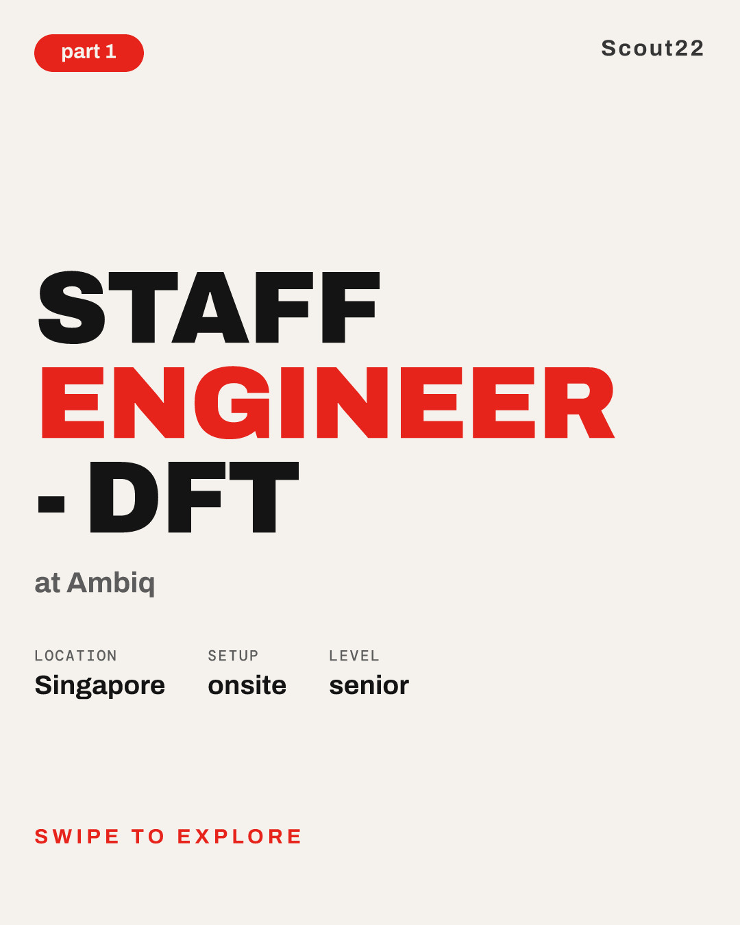 Staff Engineer - DFT at Ambiq